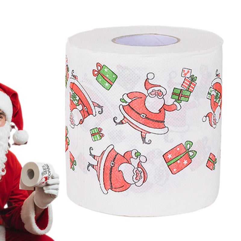 Christmas-themed printed toilet paper, colorful printed toilet paper, bulk export, printed toilet paper, free shipping.